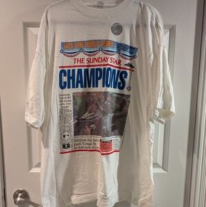 Toronto Blue Jays Championship  1992 Souvenir Fan T Shirt